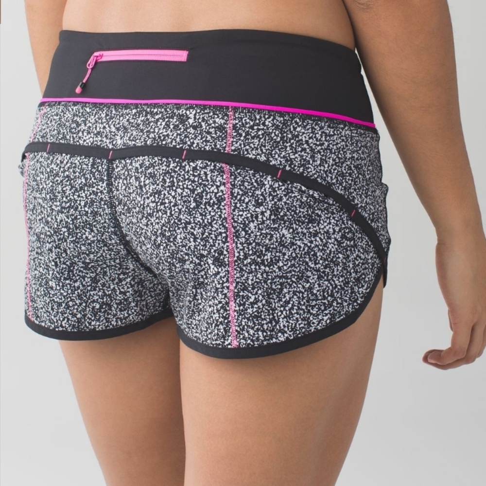 lululemon athletica Black and Pink Women's Shorts